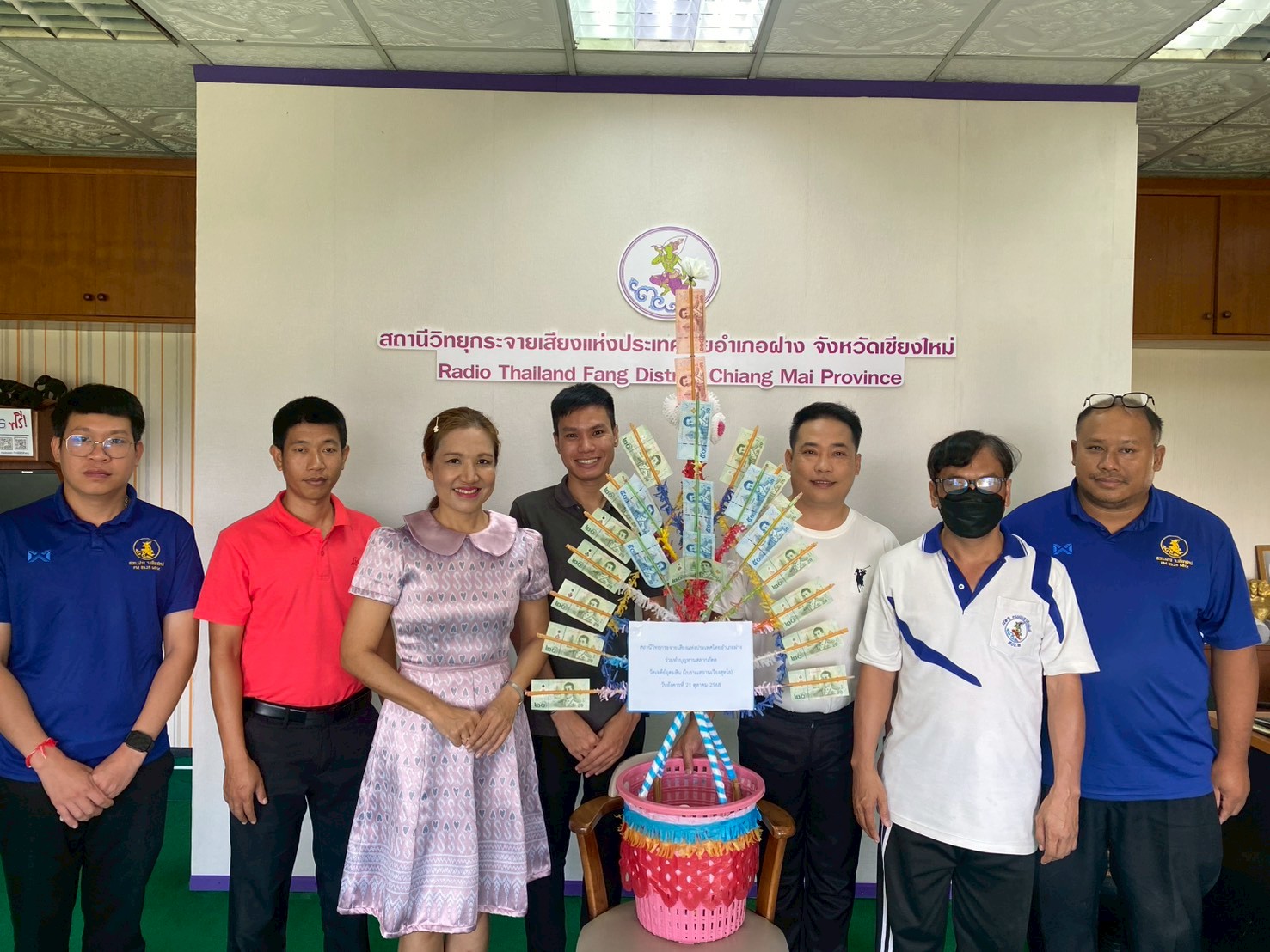 ถวายสลากภัต วัดเจดีย์อุดมสิน 